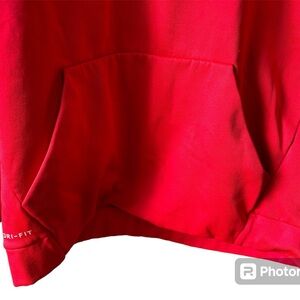 EUC Nike Dri-Fit Men’s Swoosh Hoodie Sweatshirt Red Size M